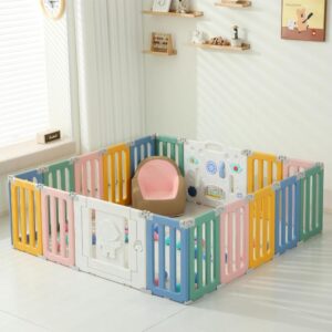 Colorful Adjustable Portable Baby Fence