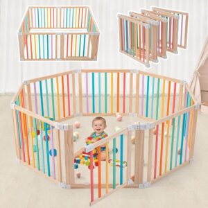 Multicolor Lock-Easy Assembly Baby Fence