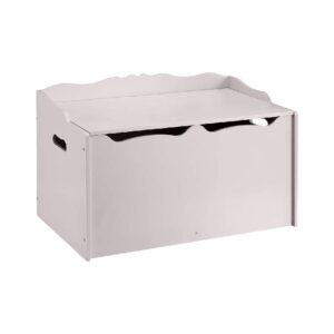 Gray Wooden Kids Toy Storage Chest