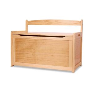 Honey Wooden Kids Toy Storage Chest
